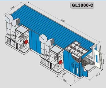 Покрасочная камера GL3000-С(2) Покрасочная камера GL3000-С(2)