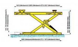 Стапель напольный MiniBench DT Spanesi (Италия) 2 Стапель напольный MiniBench DT Spanesi (Италия) 2