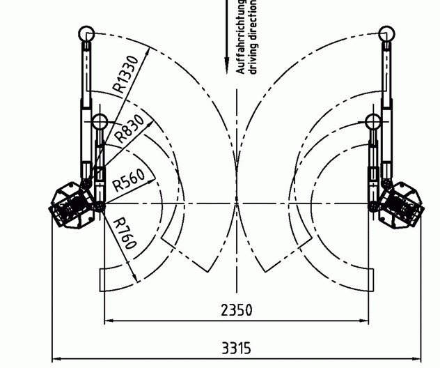 Электромеханический 2-хмоторный двухстоечный подъемник модель 1930 пр-ль ZIPPO lifts (Германия)2